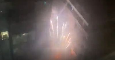 Fireworks set off in early hours next to Real Madrid hotel in Liverpool