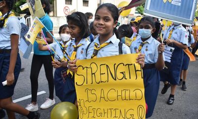 ‘A place of healing’: comfort for young cancer patients amid Sri Lanka’s economic crisis