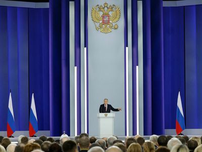 Putin says Russia will stop participating in its last nuclear treaty with the U.S.