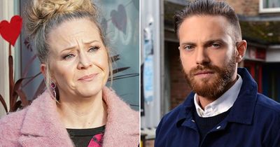 Who is Dean in EastEnders, and what did he do to Linda as character 'returns'?