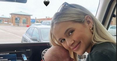 Molly-Mae Hague breastfeeds her baby in the car before sweet video call with Tommy Fury