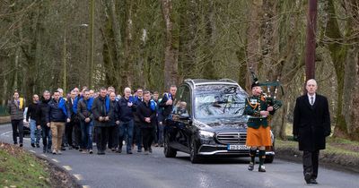 Irish soldier who died in skydiving accident laid to rest - months before he was to be married