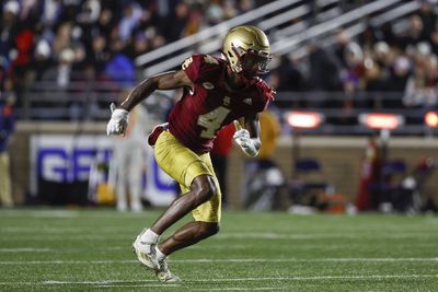 Geno Smith working out with Boston College WR Zay Flowers