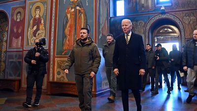 During Surprise Trip to Kyiv, Biden Promises Endless Support for Ukraine War