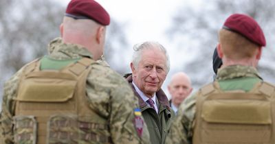 King Charles' five-word message for Ukrainian soldier training for war against Russia