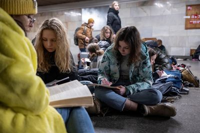Ukraine tells schools to study remotely, fearing anniversary attacks