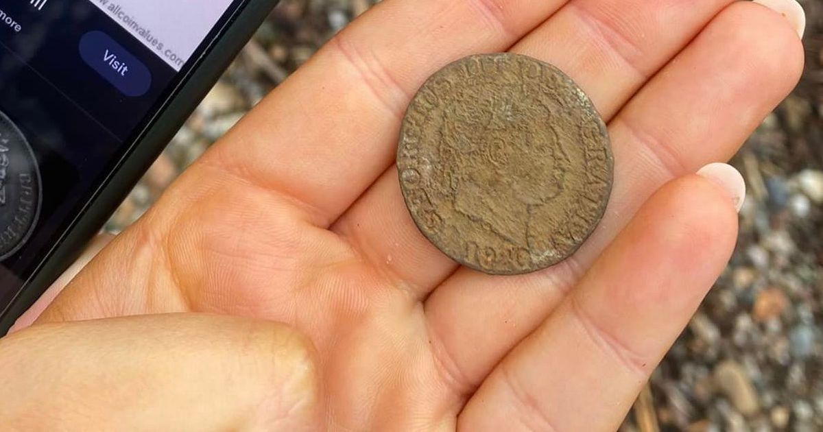 Scots couple find rare 200yearold coin on loch beach…