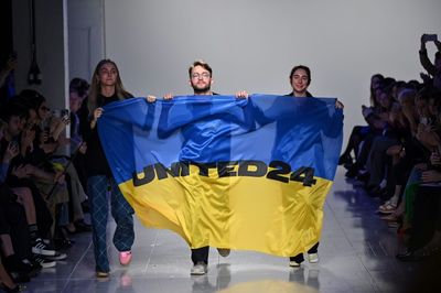 Ukrainian designers send out defiant message from London Fashion Week