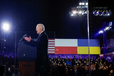 Biden says 'Kyiv stands strong' a year after Russia invaded Ukraine