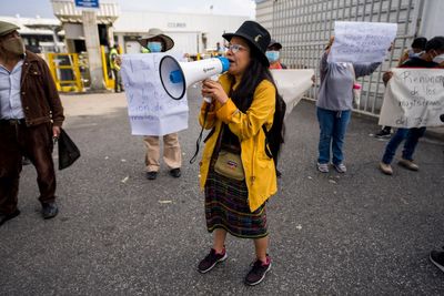 Guatemalans protest candidate ban