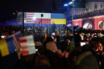 Biden stresses American unity behind Ukraine in Warsaw speech - Roll Call