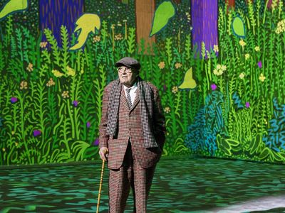 David Hockney, Lightroom review: An immersive show that synthesises Hockney’s career in utterly beguiling fashion