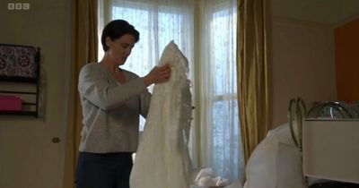 EastEnders fans solve major flashforward twist after spotting Sharon's wedding dress