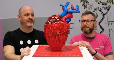 LEGO hearts in Eldon Square highlight 'amazing' and 'vital' work of organ donation teams in Newcastle