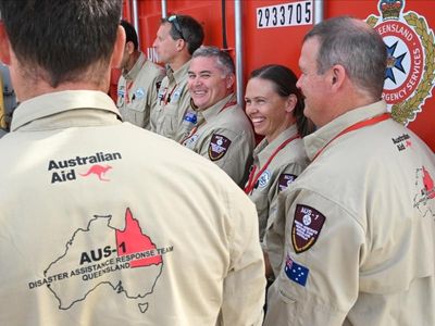 Australians, Ardern muck in for NZ cyclone clean-up