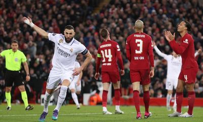 Vinícius Júnior and Benzema lead Real Madrid to 5-2 comeback win at Liverpool