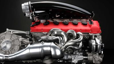Ferrari Daytona SP3 Engine Is Automotive Art From Amalgam In 1:4 Scale