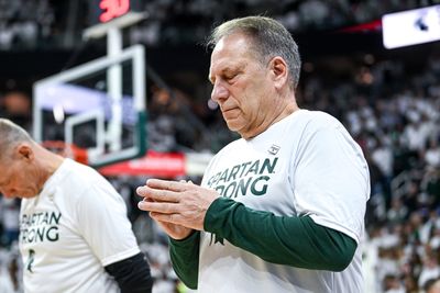 WATCH: Tom Izzo emotional following Michigan State basketball’s win over Indiana