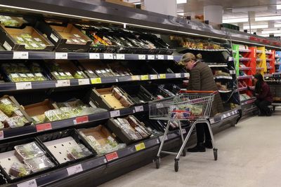 Supermarket rationing – latest: Shoppers rage over UK food shortages as shelves sit empty