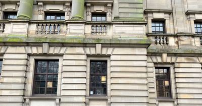 Glasgow Mitchell Library images show broken windows as residents hit out at damage