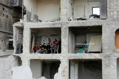 Syrian quake survivors shelter in crumbling Aleppo homes