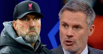Jurgen Klopp sack message sent to Liverpool board as Jamie Carragher hits nail on head