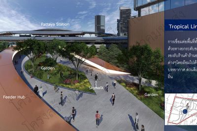 New Pattaya train station previewed