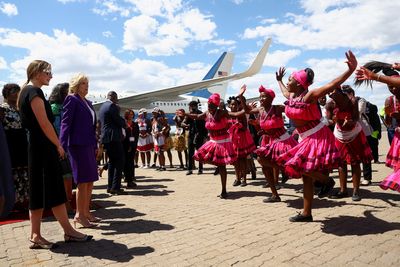Jill Biden arrives in Namibia on Africa tour