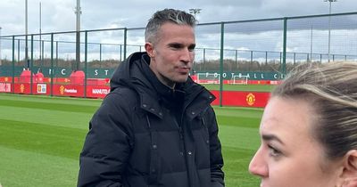 Why Robin van Persie was at Erik ten Hag's Manchester United press conference ahead of Barcelona fixture
