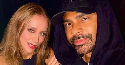 Una Healy cosies up to David Haye amid throuple reveal after enjoying break with kids