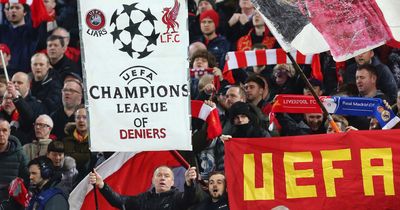 Liverpool seek to clear up misunderstanding over UEFA protest banners on Kop