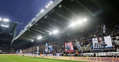 Newcastle United in action under the St James' Park floodlights for 70 years