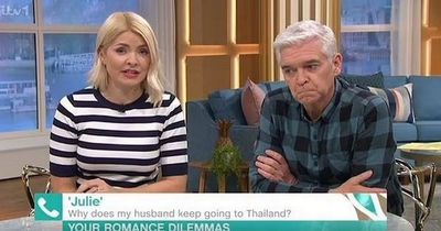 This Morning viewers in disbelief as caller says husband keeps 'disappearing to Thailand'