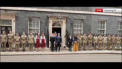 UK holds one minute’s silence for Ukraine on anniversary of invasion