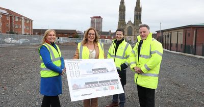 Construction begins at sites of new homes in East and West Belfast