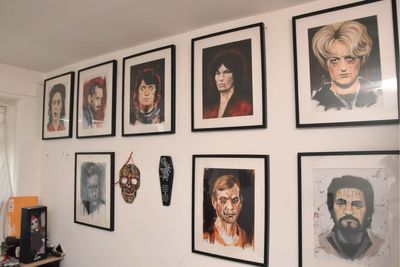 Surrounded by artwork of her favourite serial killers: Inside the home of true crime fan who stabbed boyfriend to death