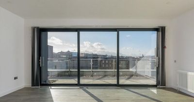 Modern Edinburgh penthouse flat with panoramic city views hits market