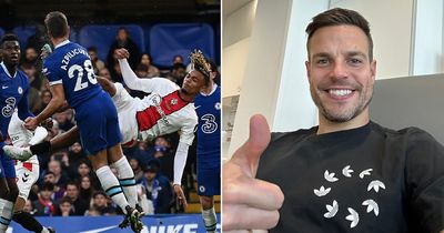 Cesar Azpilicueta’s hospital bed response to Southampton star sums up Chelsea defender