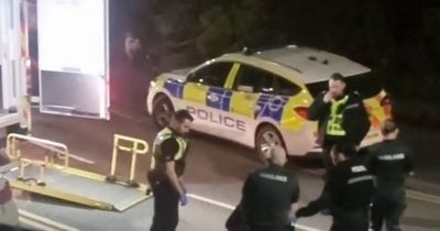 BREAKING: Two people hospitalised as Lanarkshire cops carry out late night investigations