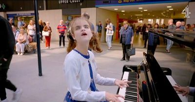 Claudia Winkleman praises blind Leeds station pianist girl who left viewers in tears