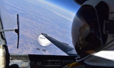 Pentagon releases selfie of US pilot flying above Chinese spy balloon