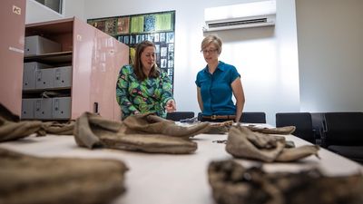 Haul of early colonial artefacts discovered beneath Hobart barracks building