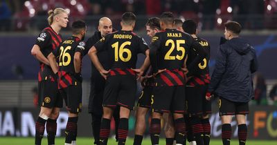 What Pep Guardiola told Man City players on pitch at full-time vs RB Leipzig