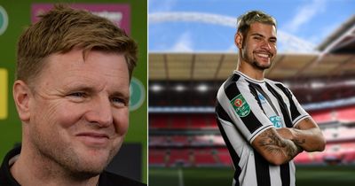 Eddie Howe's Wembley team news hint as Newcastle United star returns in a 'good place'
