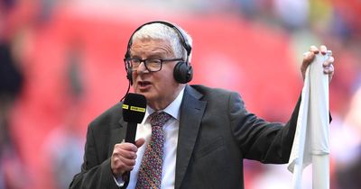 John Motson's modest recollection of "stroke of luck" which "changed his life"