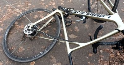 Cyclist suffers multiple broken bones after hitting wire snare that was put at waist height across path