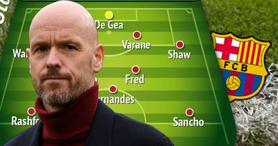 Man Utd predicted line-up vs Barcelona as Erik ten Hag faces triple injury concern