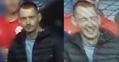 Police release CCTV images of man after incident at Rangers vs Dundee United match