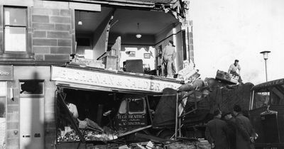 When a split second error by an Edinburgh driver left an entire shop in ruins