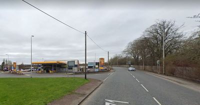 Two people taken to hospital after three vehicle crash on busy Lanarkshire road